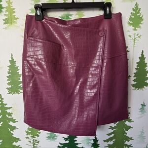 Worthington Womens Mid Rise Wrap Skirt